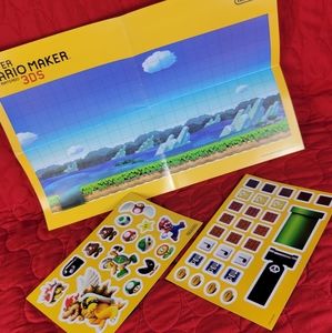 Nintendo Mario poster and magnets